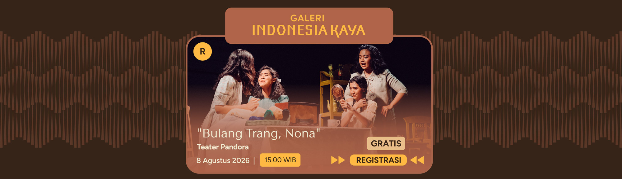 Bulang Trang, Nona oleh Teater Pandora