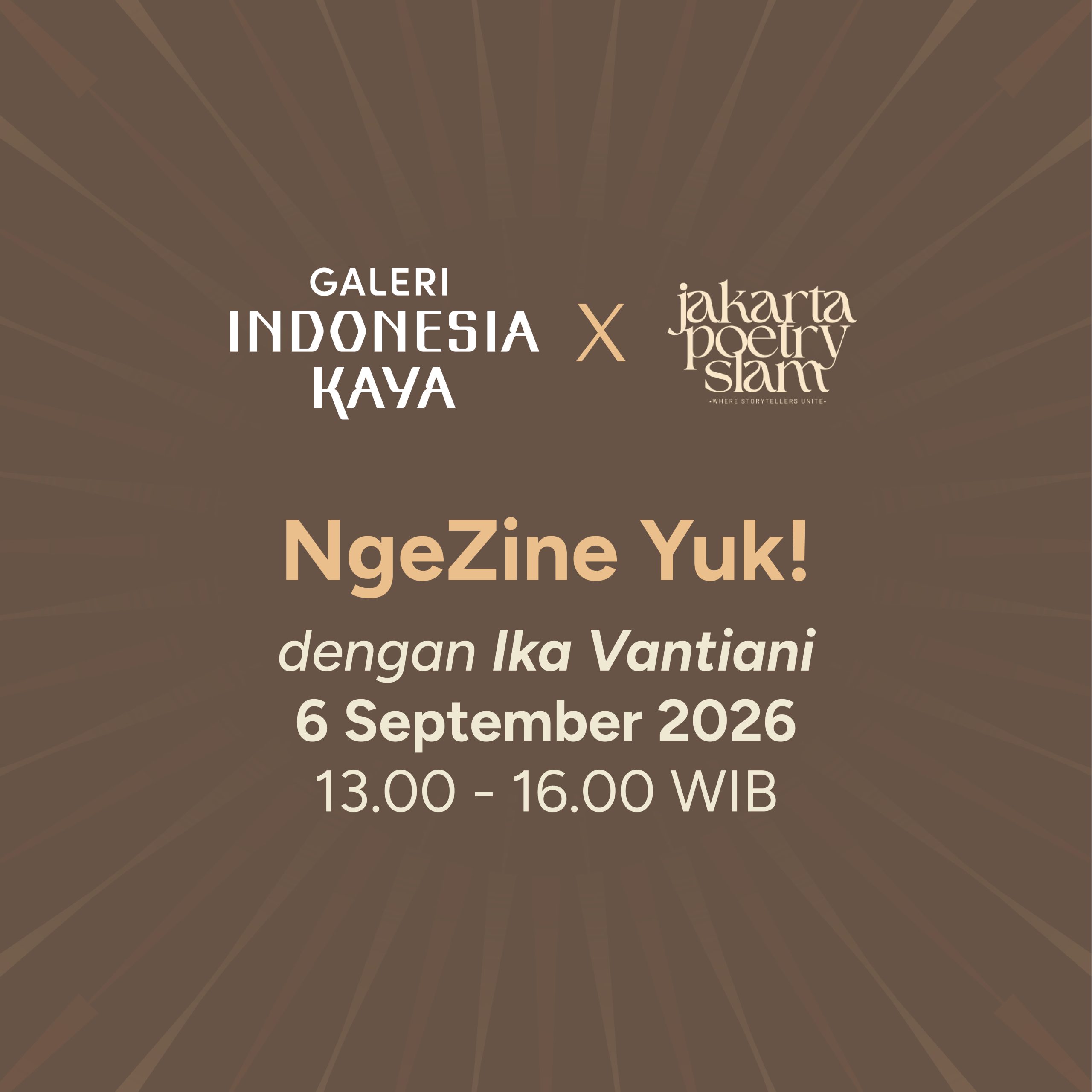 NgeZine Yuk! Dengan Ika Vantiani