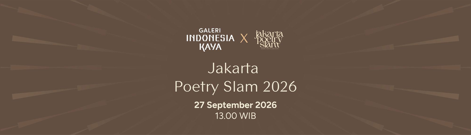 Jakarta Poetry Slam 2026