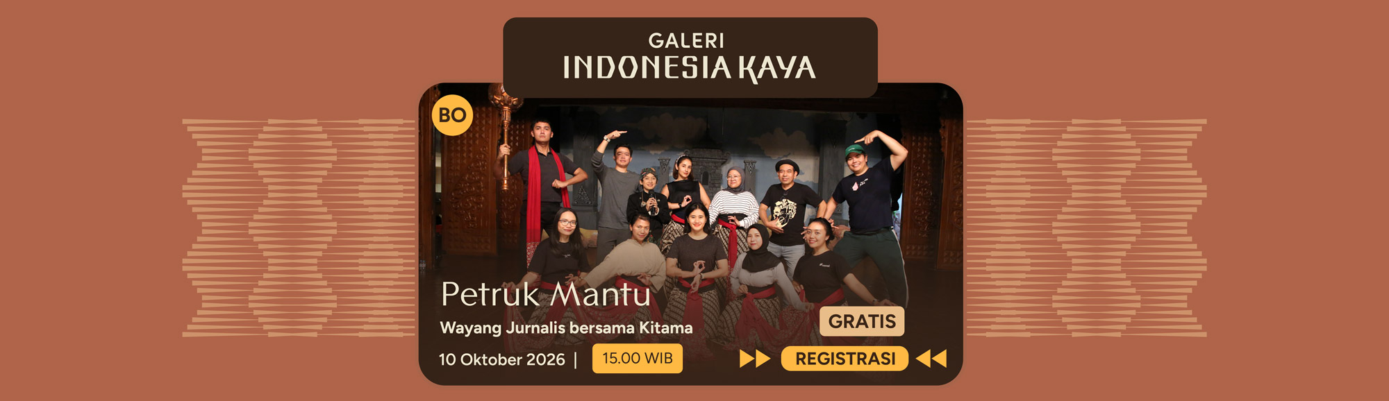 Petruk Mantu oleh Wayang Jurnalis Bersama Kitama