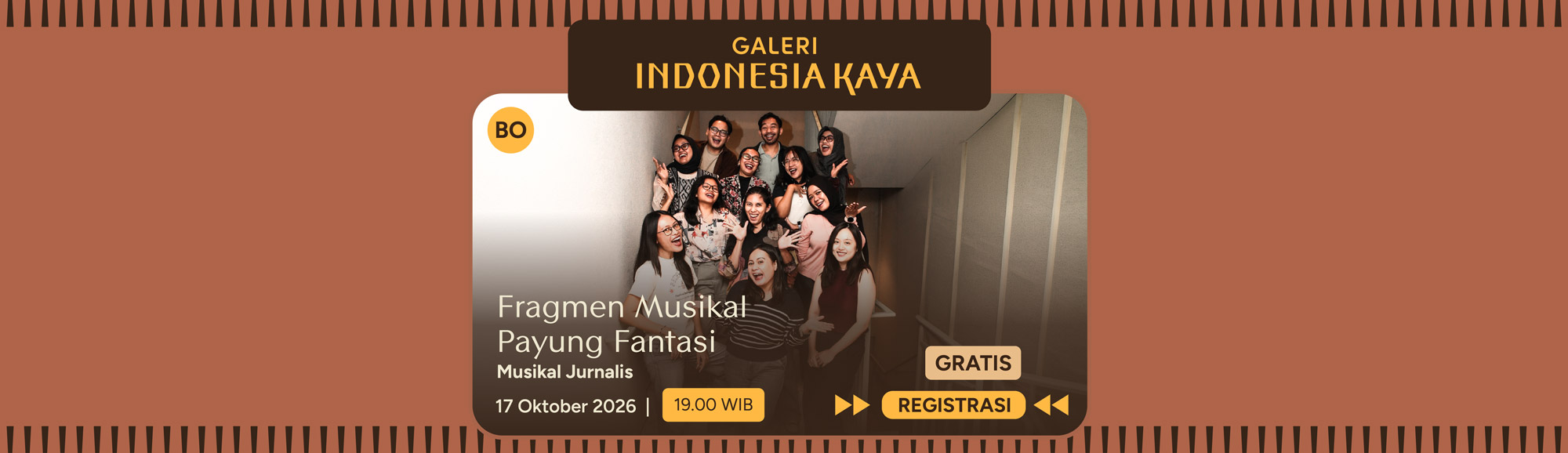 Fragmen Musikal Payung Fantasi oleh Musikal Jurnalis – 19.00